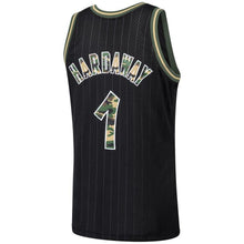 Load image into Gallery viewer, 1-Penny Hardaway Orlando Magic Straight Fire Camo Swingman Jersey – Black