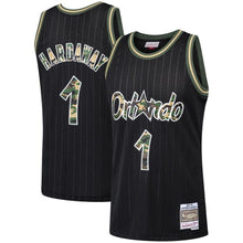 Load image into Gallery viewer, 1-Penny Hardaway Orlando Magic Straight Fire Camo Swingman Jersey – Black