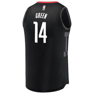 14-Gerald Green Houston Rockets  Jersey Black - Statement Edition