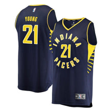 Load image into Gallery viewer, 21-Thaddeus Young Indiana Pacers  Jersey - Icon Edition – Navy