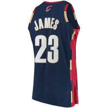 Load image into Gallery viewer, 23-LeBron James Cleveland Cavaliers  Hardwood Classics Authentic Jersey - Navy