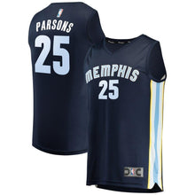 Load image into Gallery viewer, 25-Chandler Parsons Memphis Grizzlies  Jersey - Icon Edition – Navy