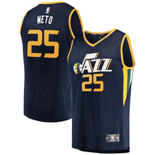 Load image into Gallery viewer, 25-Raul Neto Utah Jazz  Player Jersey - Icon Edition – Navy