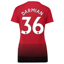 Load image into Gallery viewer, 36-Matteo Darmian Manchester United Women's 18-19 Home Jersey – Red