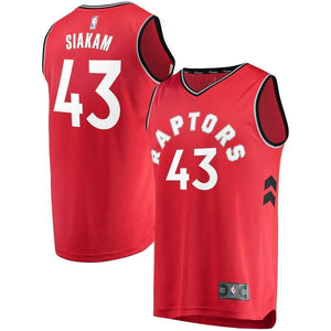43-Pascal Siakam Toronto Raptors  Jersey Red - Icon Edition