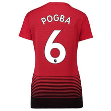 Load image into Gallery viewer, 6-Paul Pogba Manchester United Women's 18-19 Home Jersey – Red
