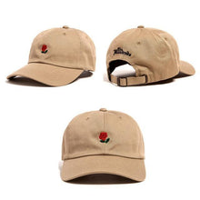 Load image into Gallery viewer, Flower Summer Embroidery Curved Spring Snapback Caps