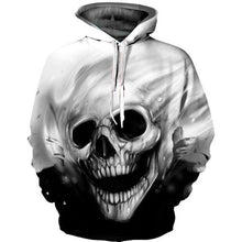 Load image into Gallery viewer, Newest Skull Print 3D Hooded