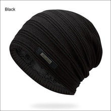Load image into Gallery viewer, Gray Double-Layer Acrylic Velvet Beanie Hat Winter Warm