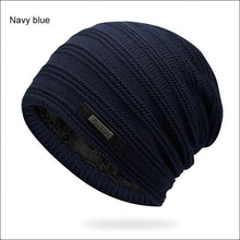 Load image into Gallery viewer, Gray Double-Layer Acrylic Velvet Beanie Hat Winter Warm