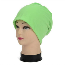 Load image into Gallery viewer, Slouch Warm Hat Festival Unisex Turban Cap Solid Color