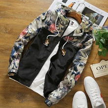 Load image into Gallery viewer, Floral Jacket 2019 Autumn Mens Hooded Jackets
