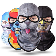 Load image into Gallery viewer, New 3D Animal Beanies For Adults Outdoor Activities Women Hat Headgear Windbreak Cycling Cap Balaclava Winter Ski Mask