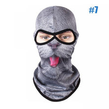 Load image into Gallery viewer, New 3D Animal Beanies For Adults Outdoor Activities Women Hat Headgear Windbreak Cycling Cap Balaclava Winter Ski Mask