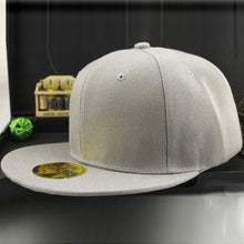 Load image into Gallery viewer, Fashion Adjustable Men Women Baseball Cap Solid Hip-Hop Snapback Flat Hat Visor