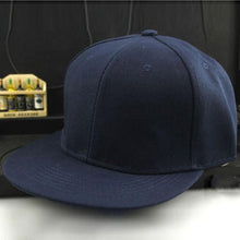 Load image into Gallery viewer, Fashion Adjustable Men Women Baseball Cap Solid Hip-Hop Snapback Flat Hat Visor