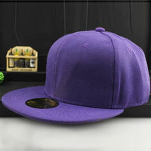 Load image into Gallery viewer, Fashion Adjustable Men Women Baseball Cap Solid Hip-Hop Snapback Flat Hat Visor
