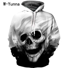 Load image into Gallery viewer, Newest Skull Print 3D Hooded
