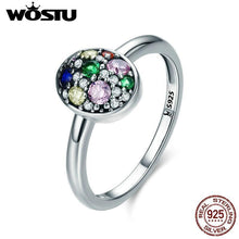 Load image into Gallery viewer, WOSTU 2018 New Fashion 925 Sterling Silver Easter Egg  Finger Rings
