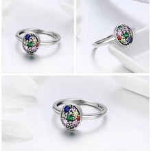 Load image into Gallery viewer, WOSTU 2018 New Fashion 925 Sterling Silver Easter Egg  Finger Rings