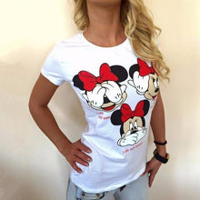 Load image into Gallery viewer, Soatrld Humor Tea Print T Shirt For Women