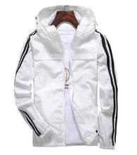 Load image into Gallery viewer, yizlo jacket windbreaker men women jaqueta masculina striped college jackets