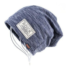 Load image into Gallery viewer, Winter beanies men hats Rock logo Casual Cap