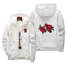 Load image into Gallery viewer, men women jacket windbreaker rose jackets