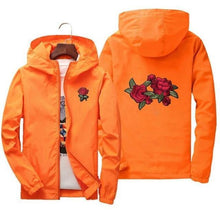 Load image into Gallery viewer, men women jacket windbreaker rose jackets