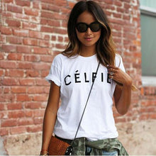 Load image into Gallery viewer, Summer Tee Shirt Women Solid Color Casual