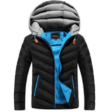 Load image into Gallery viewer, Winter Jacket Men Hat Detachable Warm Coat
