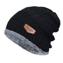 Load image into Gallery viewer, Winter Cap For Man knitted Cap Boys Thicken Hedging Cap