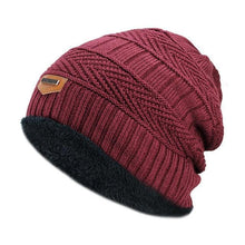 Load image into Gallery viewer, Winter Cap For Man knitted Cap Boys Thicken Hedging Cap