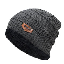 Load image into Gallery viewer, Winter Cap For Man knitted Cap Boys Thicken Hedging Cap