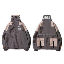 Load image into Gallery viewer, Hip Hop Jacket Windbreaker Men Japan Harajuku