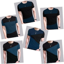 Load image into Gallery viewer, Mens T Shirt Slim Fit Crew Neck
