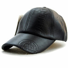 Load image into Gallery viewer, Xthree New fashion high quality fall winter men leather hat Cap