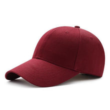 Load image into Gallery viewer, Plain Curved Sun Visor Baseball Cap Hat Solid Color Fashion Adjustable Caps