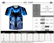 Load image into Gallery viewer, Newest Wolf 3D Print Animal Cool Funny T-Shirt