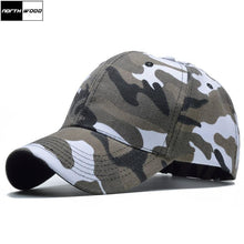 Load image into Gallery viewer, Snow Camo Baseball Cap