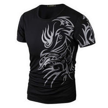 Load image into Gallery viewer, Classical Fast Dry Leisure Print T Shirts Men's Novelty Dragon Print Tatoo