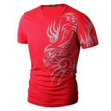 Load image into Gallery viewer, Classical Fast Dry Leisure Print T Shirts Men's Novelty Dragon Print Tatoo