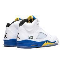 Load image into Gallery viewer, Men's Jordan 5 Retro Laney Basketball Shoes - White
