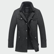 Load image into Gallery viewer, Winter Men's Thick Coats Slim Fit Jackets Mens Casual Warm Outerwear Jacket