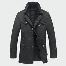 Load image into Gallery viewer, Winter Men's Thick Coats Slim Fit Jackets Mens Casual Warm Outerwear Jacket
