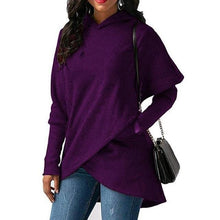 Load image into Gallery viewer, Women Letter Embroidered Pocket Hoodie
