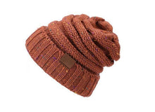 Load image into Gallery viewer, Pom Poms Winter Hat For Women Girl 'S Hat Knitted Beanies Cap