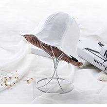 Load image into Gallery viewer, Summer girl cap double-sided sun Hat wild students solid color