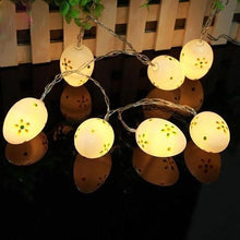 Load image into Gallery viewer, Color flower point Easter egg lamp string LED lights Decorative