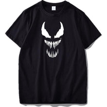 Load image into Gallery viewer, T Shirt Men Cool Comic Originality Black Cotton Venom